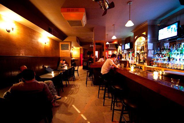 When you're ready to get serious about imbibing, Local 138 on Ludlow has one of the best and longest happy hours in the city. From 5-9 p.m. they pour $3 drafts, rails, and glasses of wine. No PBRâwe're talking Anchor Steam here, people. They also have nifty private booths ideal for people watching and close-talking your date (you're going Dutch) in privacy.